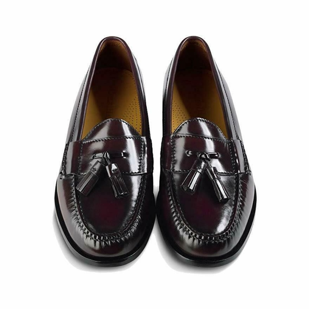 Cole Haan Mens Pinch Tassel Penny Loafer Burgundy